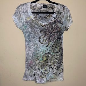 Daytrip XL Fleur de Lis Short Sleeve - Used